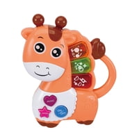 Magideal - Juguete Musical Para Bebé, Juguete Musical De Piano Con Forma De Dinosaurio, Regalo De Cumpleaños De Navidad, Juguete De Educación Temprana Para Bebé, Ciervo