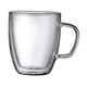 thumbnail image 3 of Taza De Café De Cristal De Doble Pared Moderna Con Asa Para Batidos, Zumos, Yogur, 350 Ml, 3 of 3