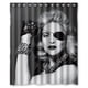 thumbnail image 1 of Cortina de ducha Madonna con ganchos (60 x 72 pulgadas), 1 of 3