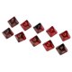 thumbnail image 2 of Dados De Juego De 10 X 10 Lados Dados De 16 Mm Para Juegos De Mesa / Ense?anza De Matemáticas Rojo + Negro, 2 of 5