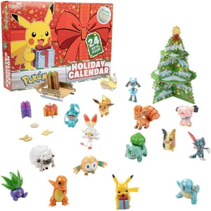 Pokémon - Calendario De Adviento De Vacaciones Pokemon 2021 Jazwares 24 Piezas De Regalo
