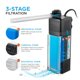 thumbnail image 2 of Filtro de acuario sumergible Weipro 10‑20 gal (38‑76 L) 65 GPH (245 L/h) 4 W, 2 of 7