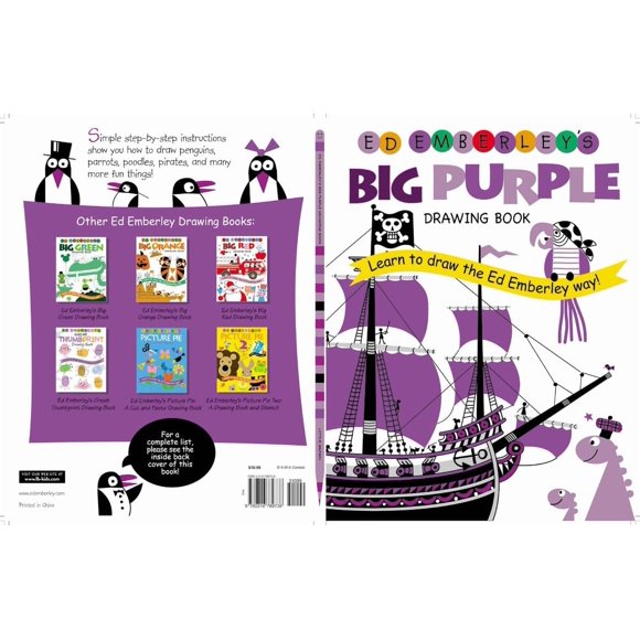 Libro de Dibujo LB Kids – El Gran Libro Morado de Ed Emberley