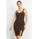 thumbnail image 1 of Vestido Ajustado sin Mangas con Abertura y Purpurina, 1 of 5