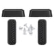 thumbnail image 3 of Paquete de 4 almohadillas para pies con perno inferior para maleta con tornillos, piezas de reparación ligeras, fácil instalación de repuesto de acces Estilo D, 3 of 5