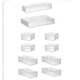 thumbnail image 4 of Organizador De Maquillaje, Cesta De Almacenamiento De Escritorio Acrílica Para Encimera De Tocador, 10 Piezas, 4 of 5