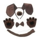 thumbnail image 2 of Diadema Y Cola Con Orejas De Perro, Cosplay De Halloween Para Disfraces, Actuación, Niños, Marrón, Sin Vestido, 2 of 2