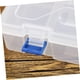 thumbnail image 4 of Organizador de rejillas de plástico portátil de 8 piezas, doble capa, transparente, para guardar joyas, 2 unidades, 4 of 7