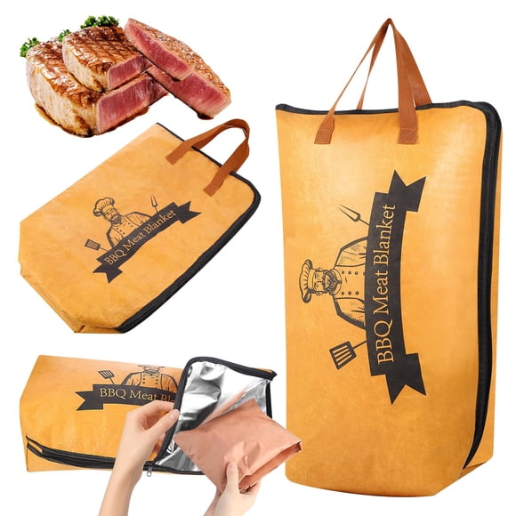Manta térmica para BBQ Concons 55 x 38 x 18 cm, bolsa aislante para reposar carne