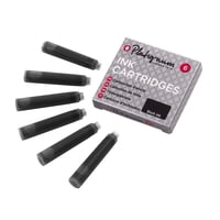 Cartuchos De Tinta Para Pluma Fuente Platignum 50520 Negro Paquete De 6