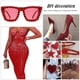 thumbnail image 2 of Kit de strass MEIBITE 6796 piezas Rojo SS6~SS30, 2 of 9