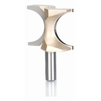 Genérico - Fresa Para Perfilado Semicircular De 1/2, Router Carpintería