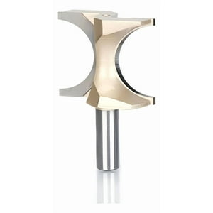 Genérico - Fresa Para Perfilado Semicircular De 1/2, Router Carpintería