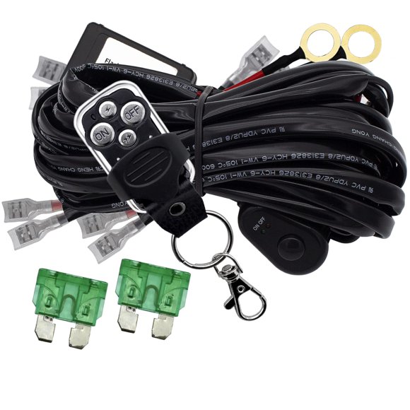 Arnés de cableado Szdystar 3,5 m 14 AWG 12 V con relé y fusible