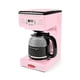 thumbnail image 1 of Cafetera Nostalgia Retro, 12 tazas, programable, LED rosa, 1 of 8