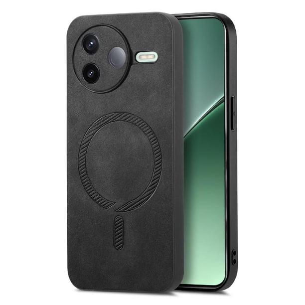 Magnetic Slim Case for Xiaomi Redmi K80 with Camera Guard & Anti-Scratch Back Black
