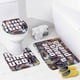 thumbnail image 4 of Grand Theft Auto GTA-theme 4-Piece Shower Curtain Set with Rugs, Waterproof Bathroom Decor Set Includes Bath Mat, U-Shaped Rug, Toilet Lid Cover and Curtain with Hooks, 4 of 6