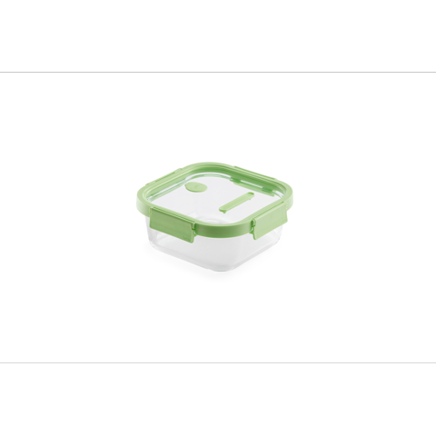 Lekue - Recipiente Hermético 100% De Vidrio 1100 Ml Cuadrado