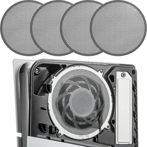 Genérico - Cubierta De Malla Antipolvo Panel De Ventilación Con Filtro Antipolvo, Protector De Placa Frontal De Fácil Limpieza Compatible Con Los Accesorios De La Consola Playstation Ps5 Pro-4 Unidades