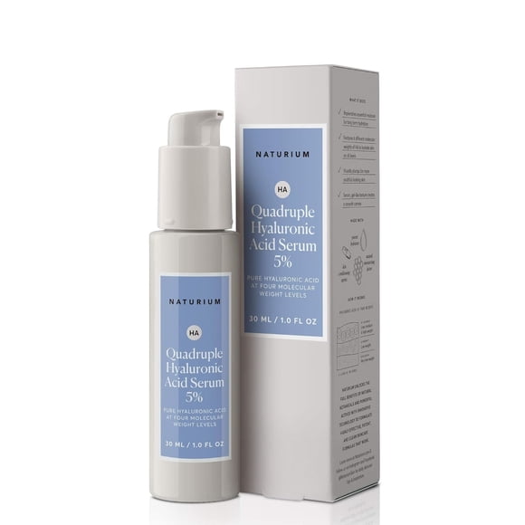 Serum Naturium Quadruple Ácido Hialurónico 5% Hidratante 30 ml
