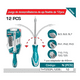 thumbnail image 3 of Juego De Destornillador Flexible 12 Pcs Total Tht250fl1206, 3 of 3