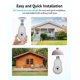 thumbnail image 3 of Cámara de seguridad LaView Bulb 4MP 360° 2K WiFi 5G Alexa Outdoor, 3 of 9