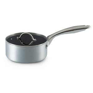 Ilko - Cacerola 18 Cm Antiadherente 2.1L Silver Industrial Aluminio Prensado Plateado