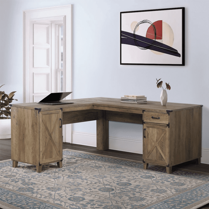 Msa Muebles Santa Ana - Estación De Trabajo Rustik Oak Line