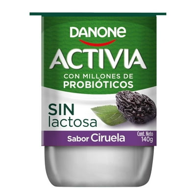 Yoghurt Con Probiótico Sabor Ciruela Pote 140 G Activia