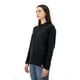 thumbnail image 3 of Polera Pique Quebec Manga Larga Negro Mujer, 3 of 6