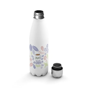 Creango - Botella Agua Termica Despierta De Acero Inoxidable