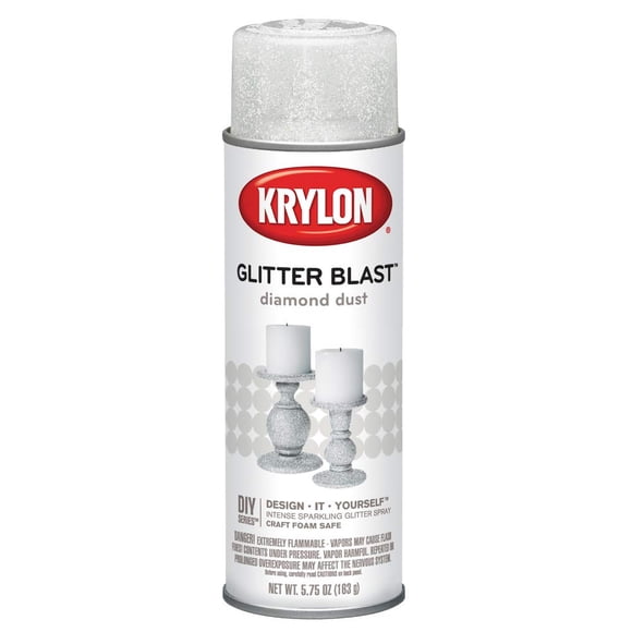 Pintura en aerosol con purpurina Krylon Glitter Blast Diamond Dust 170 ml