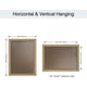 thumbnail image 3 of Marco fotos 16x24 veta madera estilo galería pared arte ajuste 35x55 cm horizontal vertical, 3 of 7