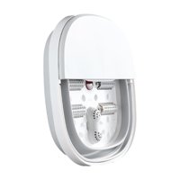 Magideal - Masajeador De Pies Plegable Spa, Rodillos Para Pies Para Relajación, Con Calor, Masajeador De Baño Spa Para Pies, Control De Temperatura Para Pedicura Gris Blanco Anti Seco