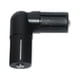 thumbnail image 1 of Codo Articulado Negro Para Barras De Cortina 19 Mm, 1 of 2