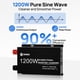thumbnail image 3 of Cargador inversor DC HOUSE de 1200 W, 48 V a 120 V, 15 A, con doble toma, 3 of 9