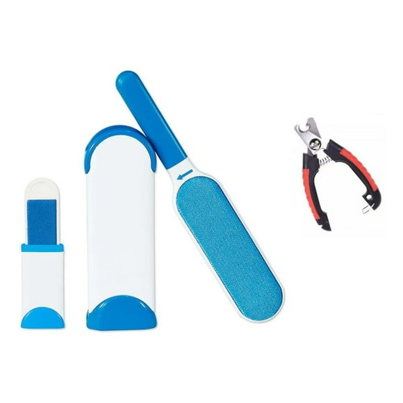 Cepillo Quita Pelos De Mascota + Corta Uñas Mascotas