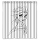 thumbnail image 1 of Cortina de ducha de Anime Frozen, juego de cortina de baño con ganchos, tamaño 66 x 72 pulgadas, 1 of 3
