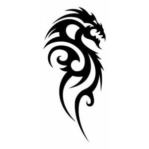 Rienda Libre Graphics - Decomural Dragon Tribal Monster Ws-15900