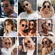 thumbnail image 5 of Gafas de sol vintage para mujer Gafas de sol retro, 5 of 5