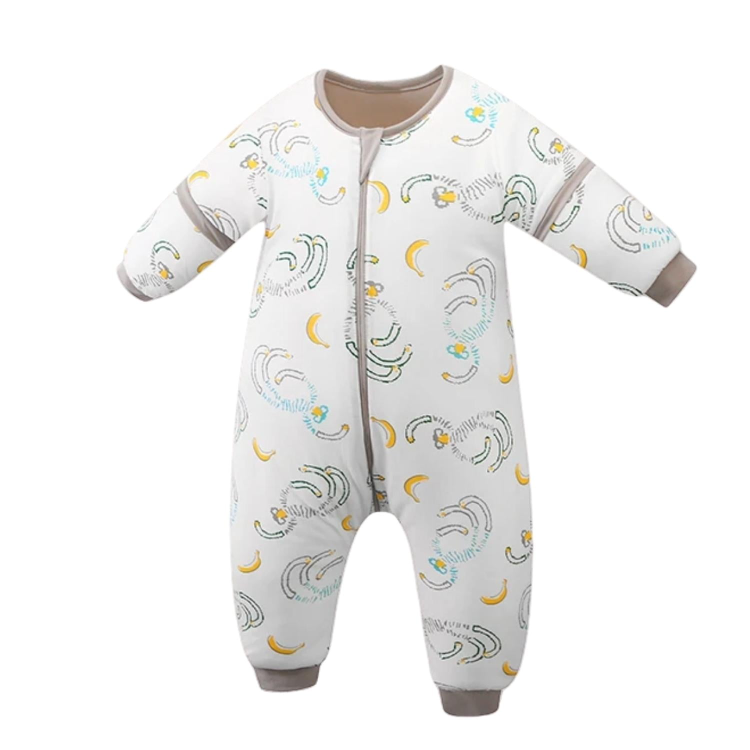 Kivara - Saquito De Dormir Bebe Con Pie Tog 1.5 Pijama Saco Dormir Gris M