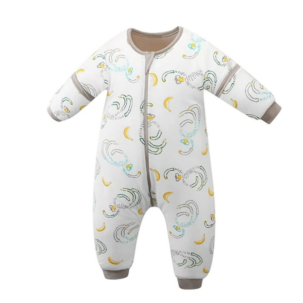 Saquito De Dormir Bebe Con Pie Tog 1.5 Pijama Saco Dormir gris L