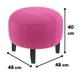 thumbnail image 3 of Pouf Jack Fucsia 48x48x40 cm, 3 of 3