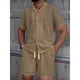 thumbnail image 2 of Conjunto Hombre 2 Piezas Short Camisa Textura Tendencia Urbana 0279, 2 of 3
