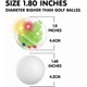 thumbnail image 2 of Bolas LED de 4,5 cm Ball Drop WEofferwhatYOUwant, 9 meses+, 2 of 7