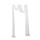 thumbnail image 4 of Cortina De Gasa Con Arco De Boda Para Ceremonia, Recepción, Vacaciones, Compromiso, Color Blanco, 4 of 5