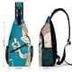 thumbnail image 2 of Zona Tiza Riñonera Bandolera con Estampado Integral para Hombres y Mujeres, Bolso Cruzado Gráfico de Tendencia, Mochila de Hombro Streetwear para Ciclismo y Deportes, Riñonera Versátil Casual, 2 of 6