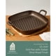 thumbnail image 2 of Plancha Grill Bloomhouse con Acabado en Bronce Natural de 30 cm de Hierro Fundido, 2 of 6