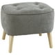 thumbnail image 3 of Pouf Máxima Gris Claro Altea 55x45x45 cm, 3 of 3