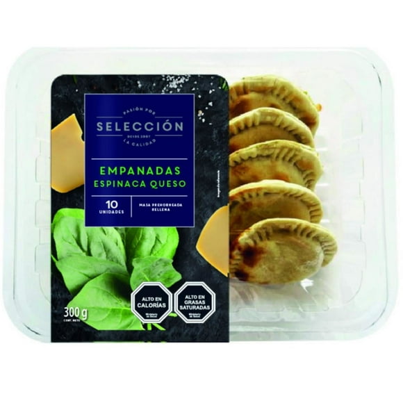 Empanada Coctel Espinaca Queso Refrigerada 10 Un, 300 g